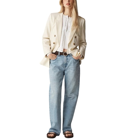 J. Crew Jackie Cardigan Sweater in Premium Ultra Fine Cotton Blend NWT XS White - Picture 2 of 12